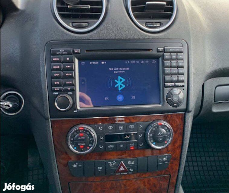 Mercedes Benz ML Carplay Multimédia Android GPS Rádió Tolatókamerával