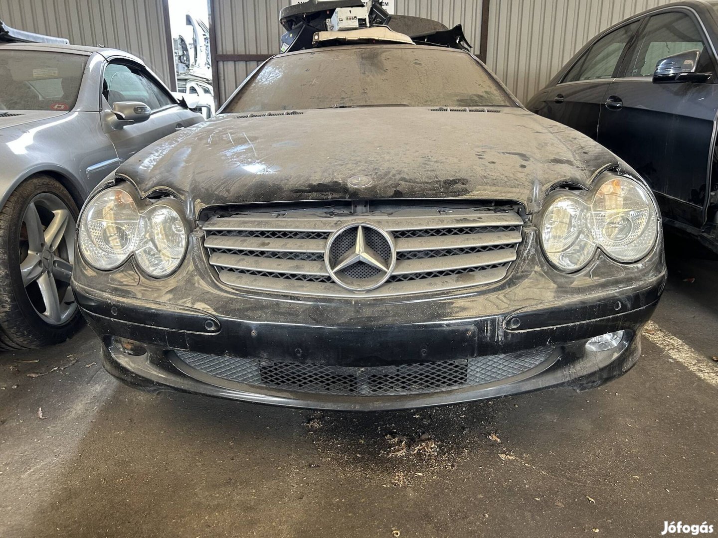 Mercedes Benz R230 SL felete komplett csavaros eleje