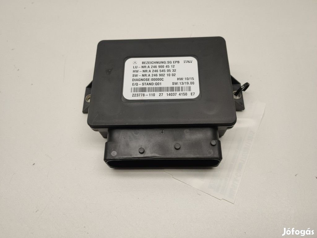 Mercedes Benz SLK-Osztály 172 Elektromos kézifék modul A2469004512