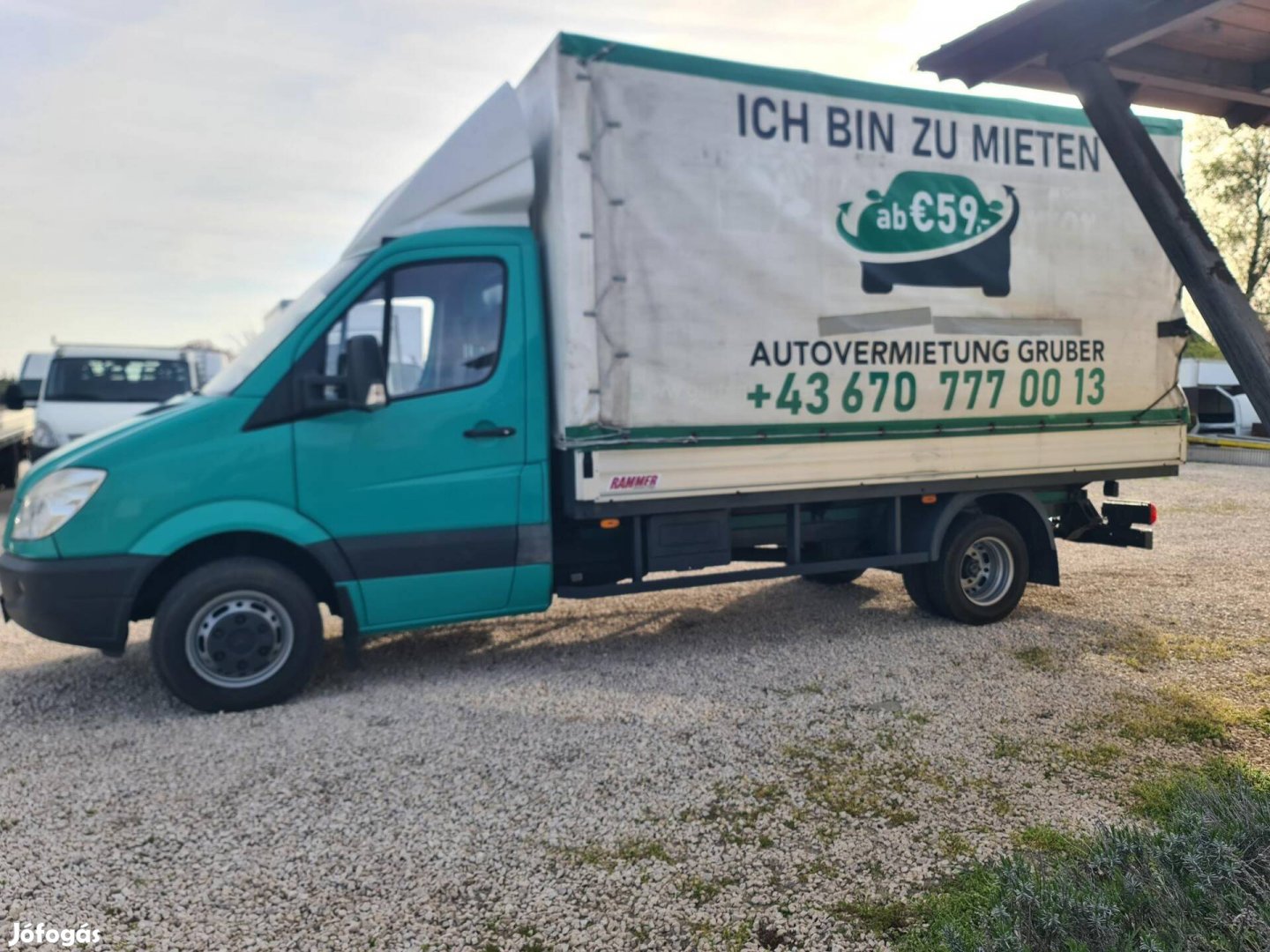 Mercedes-Benz Sprinter 516 CDI plató.ponyva