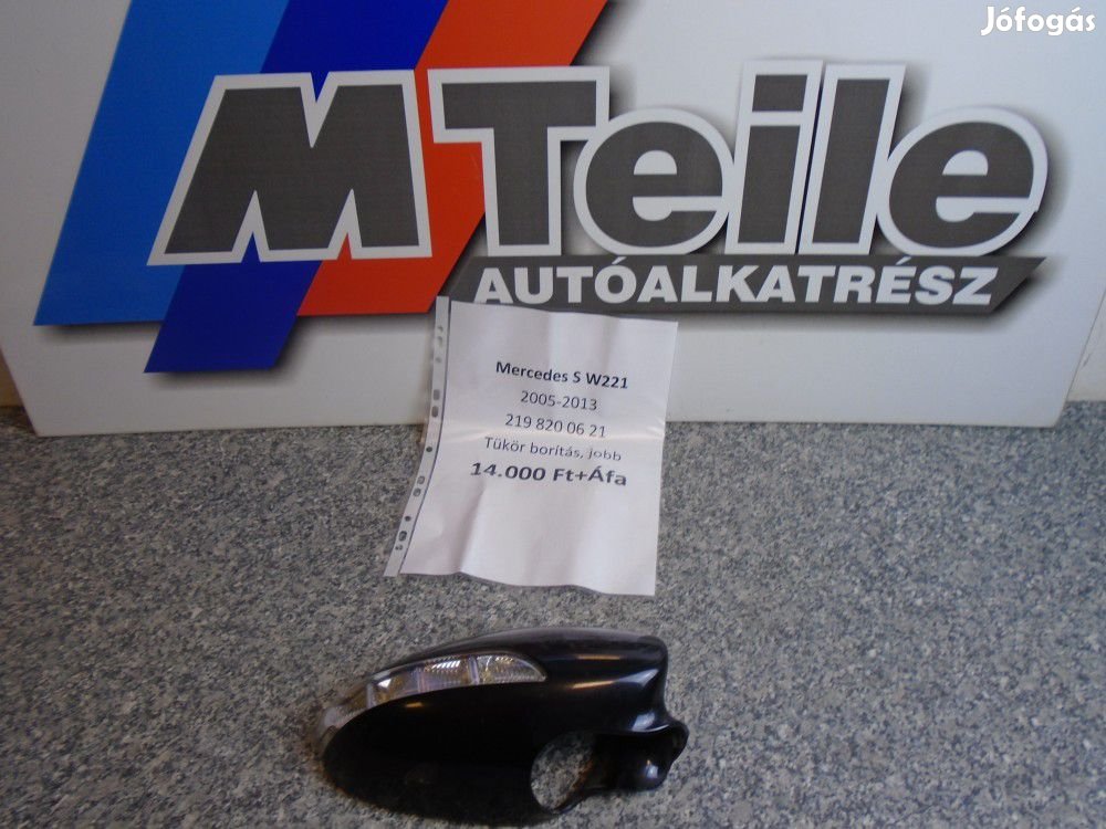 Mercedes-Benz Tükör borítás, Jobb oldali / S osztály W221