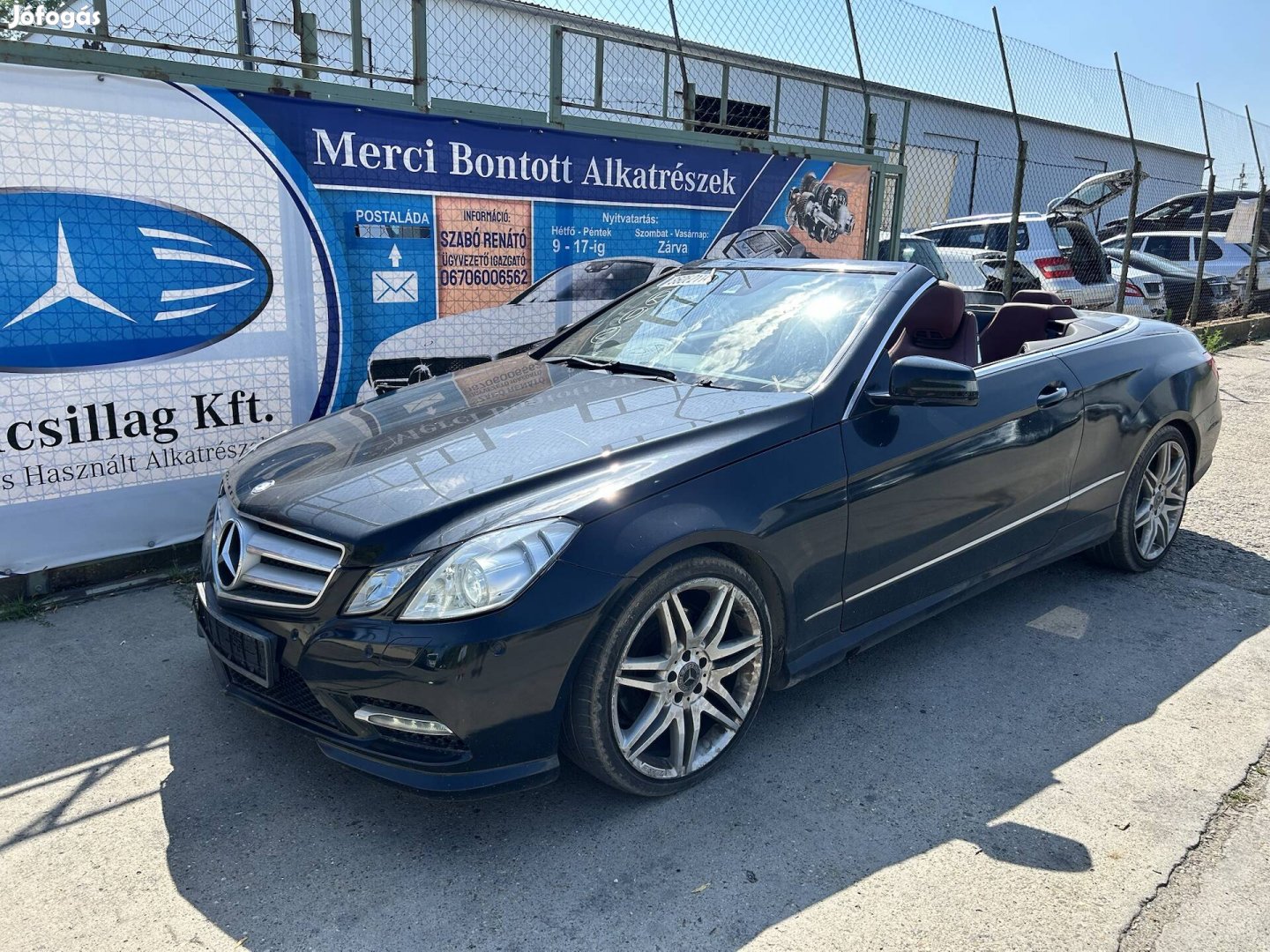 Mercedes Benz W207 E coupe 250 CGI bontás