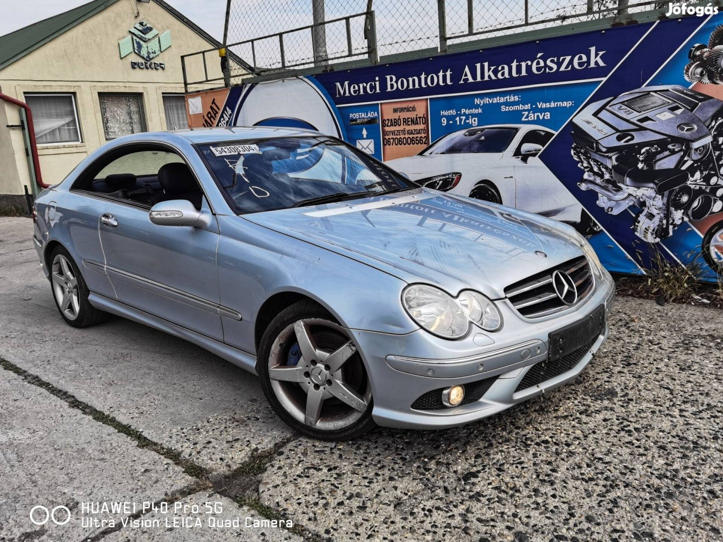 Mercedes Benz W209 CLK 1.8 kompresszor M271955 Bontás