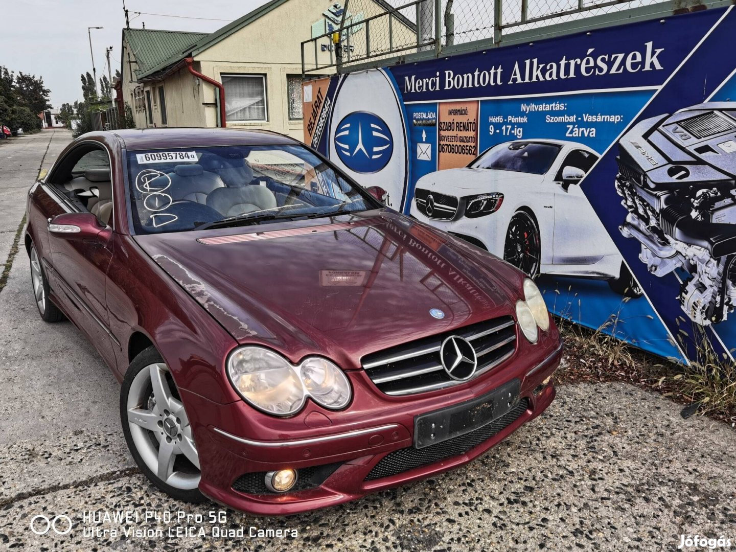 Mercedes Benz W209 CLK 320CDI OM642 100e km bontás