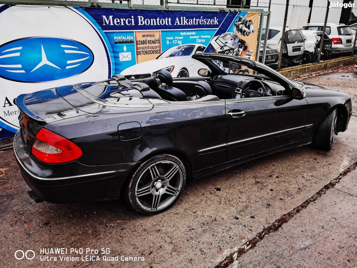 Mercedes Benz W209 CLK 350 V6 benzin M272 bontás 