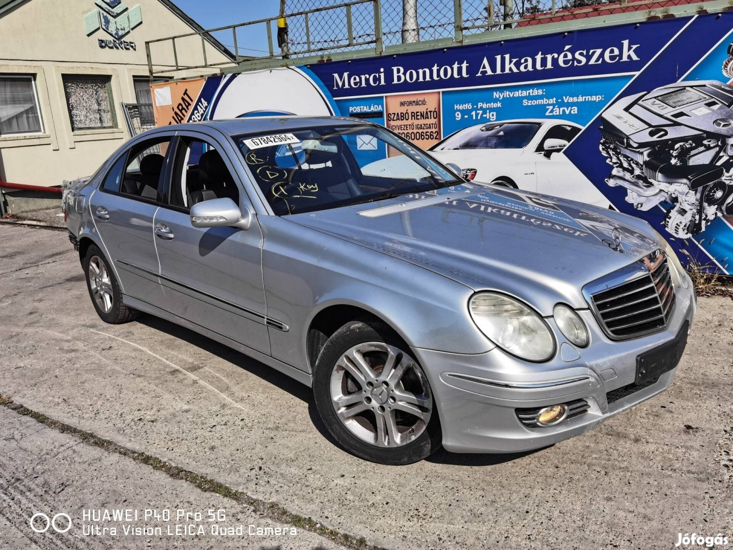 Mercedes Benz W211 E 220CDI OM646821 bontás