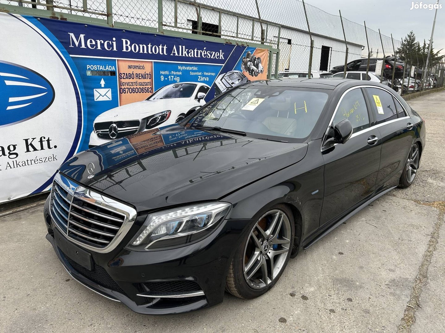 Mercedes Benz W222 S500 e  bontás
