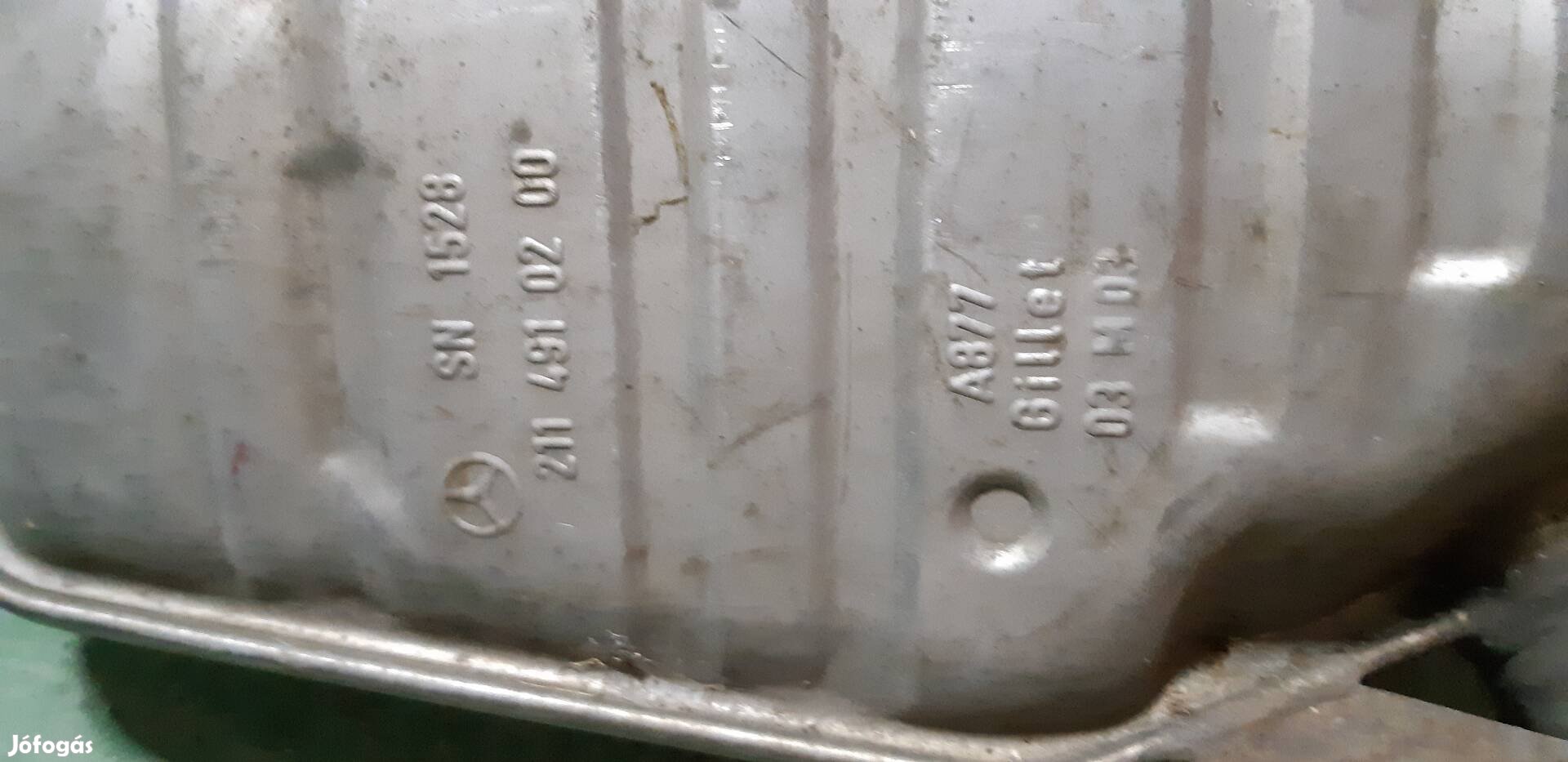 Mercedes Benz dob kipufogó