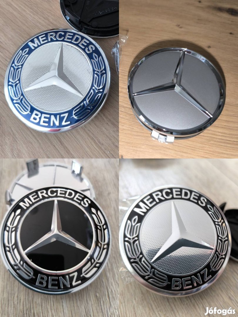 Mercedes Benz felni kupak 75mm Új!