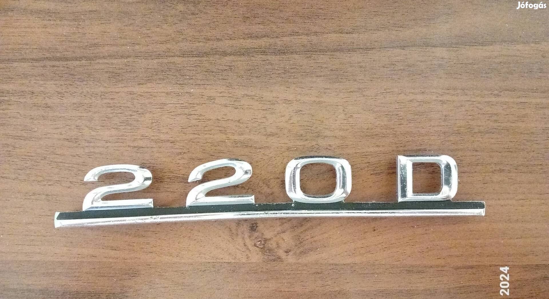 Mercedes-Benz típus jelzés "220 D"