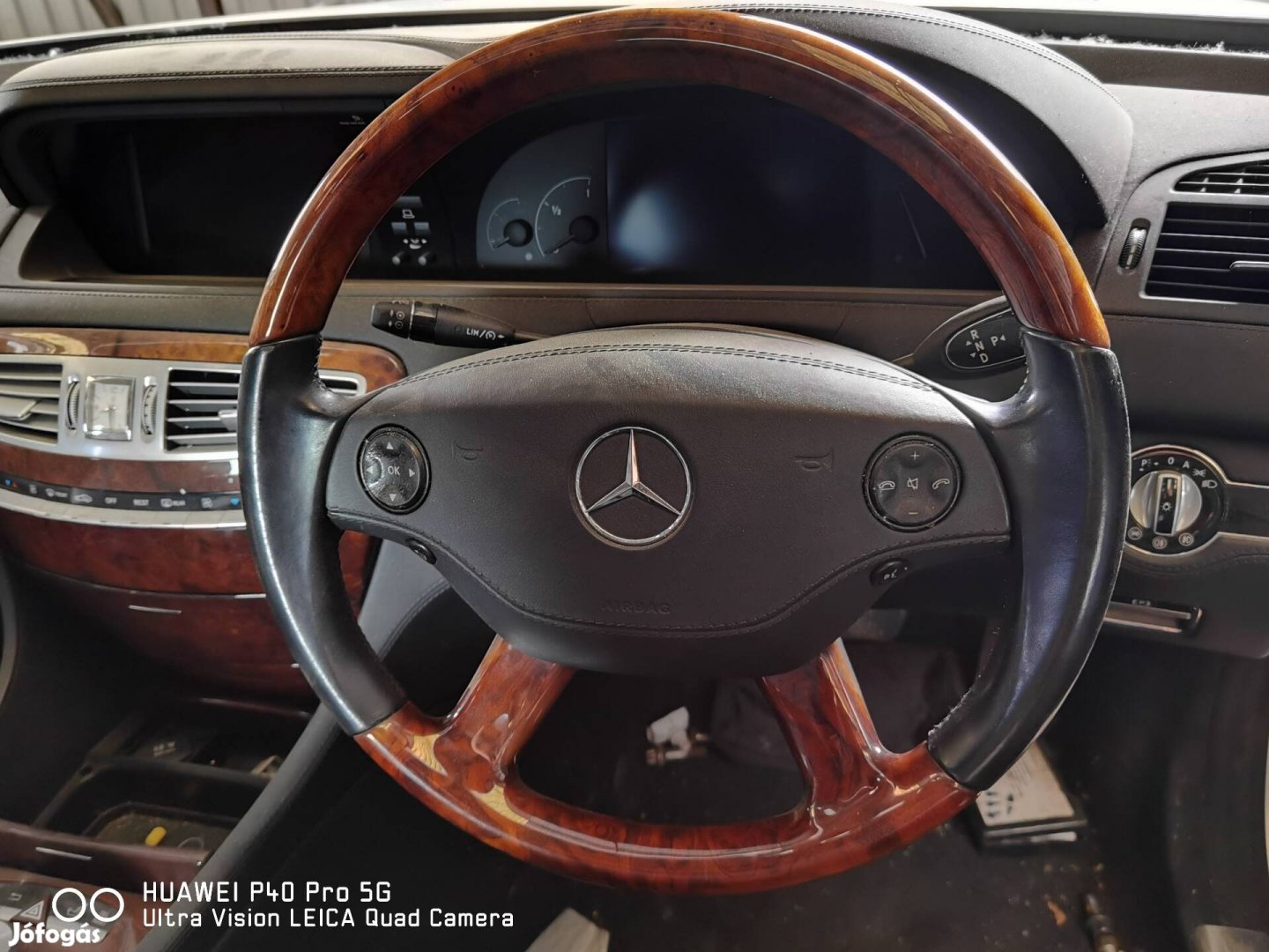 Mercedes Benz w221 S, w216 CL fa kormány