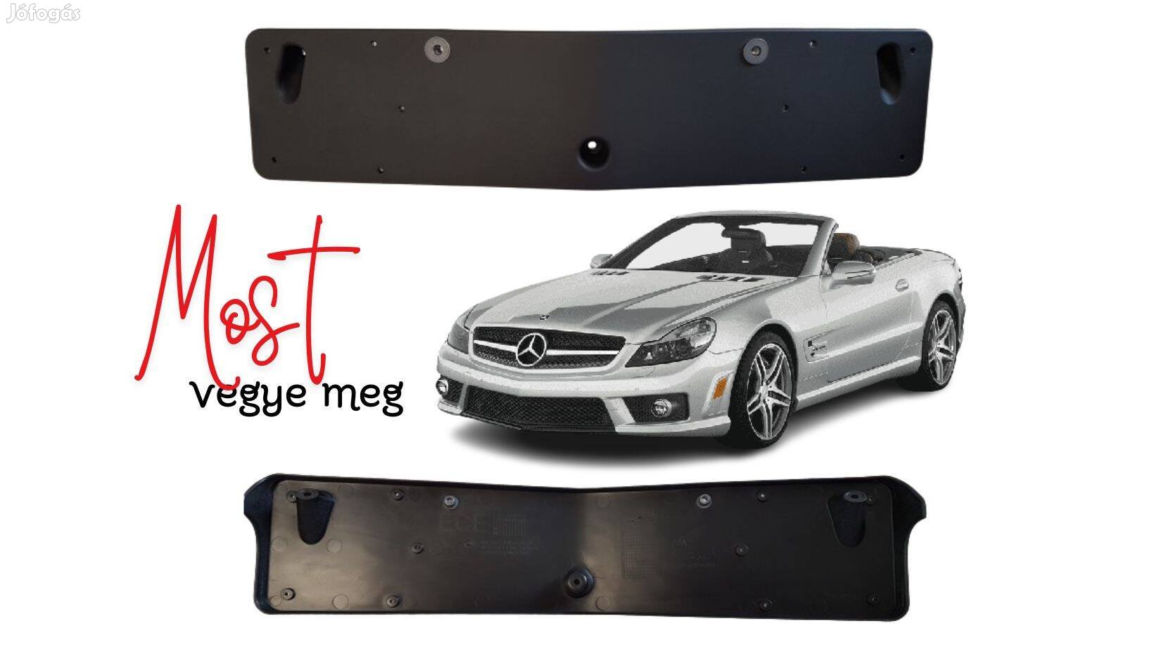 Mercedes-Benzsl R231 első lökh. rendszámtábla tartó A2318170578(SA)