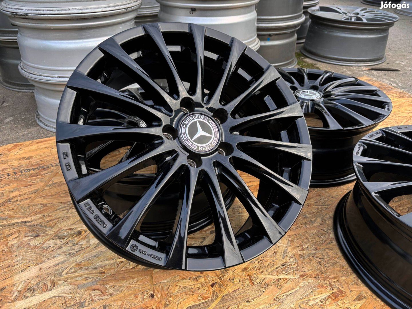 Mercedes CLA 17" 5x112 fekete alufelni eladó 17 coll A B C