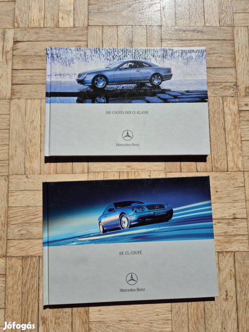 Mercedes CL coupe C215 gyári prospektus könyv leírás cl500 cl600 amg