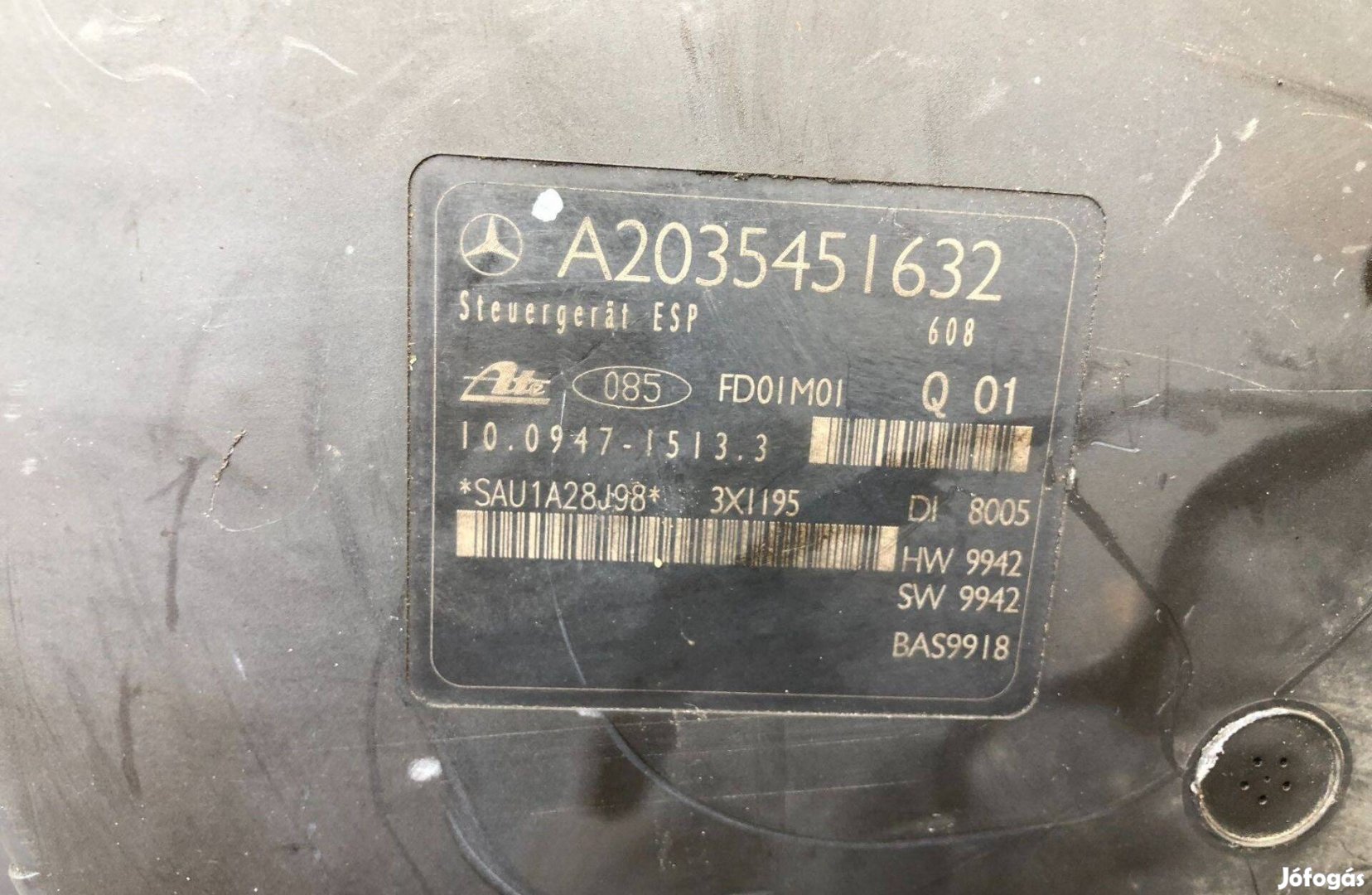 Mercedes C W203 ABS kocka A 203 545 16 32 posta megoldható