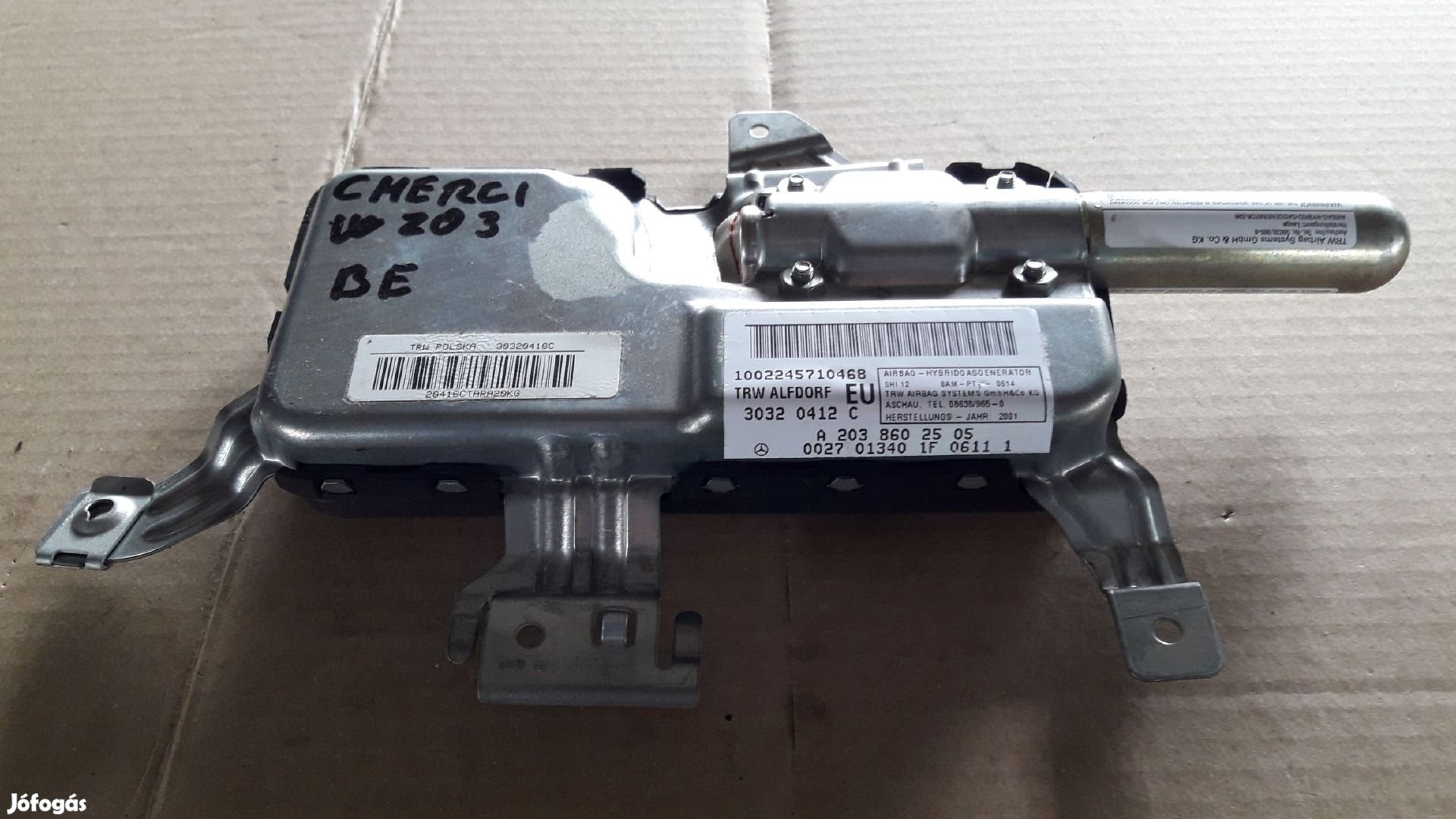 Mercedes C W203 Bal Első Oldallégzsák