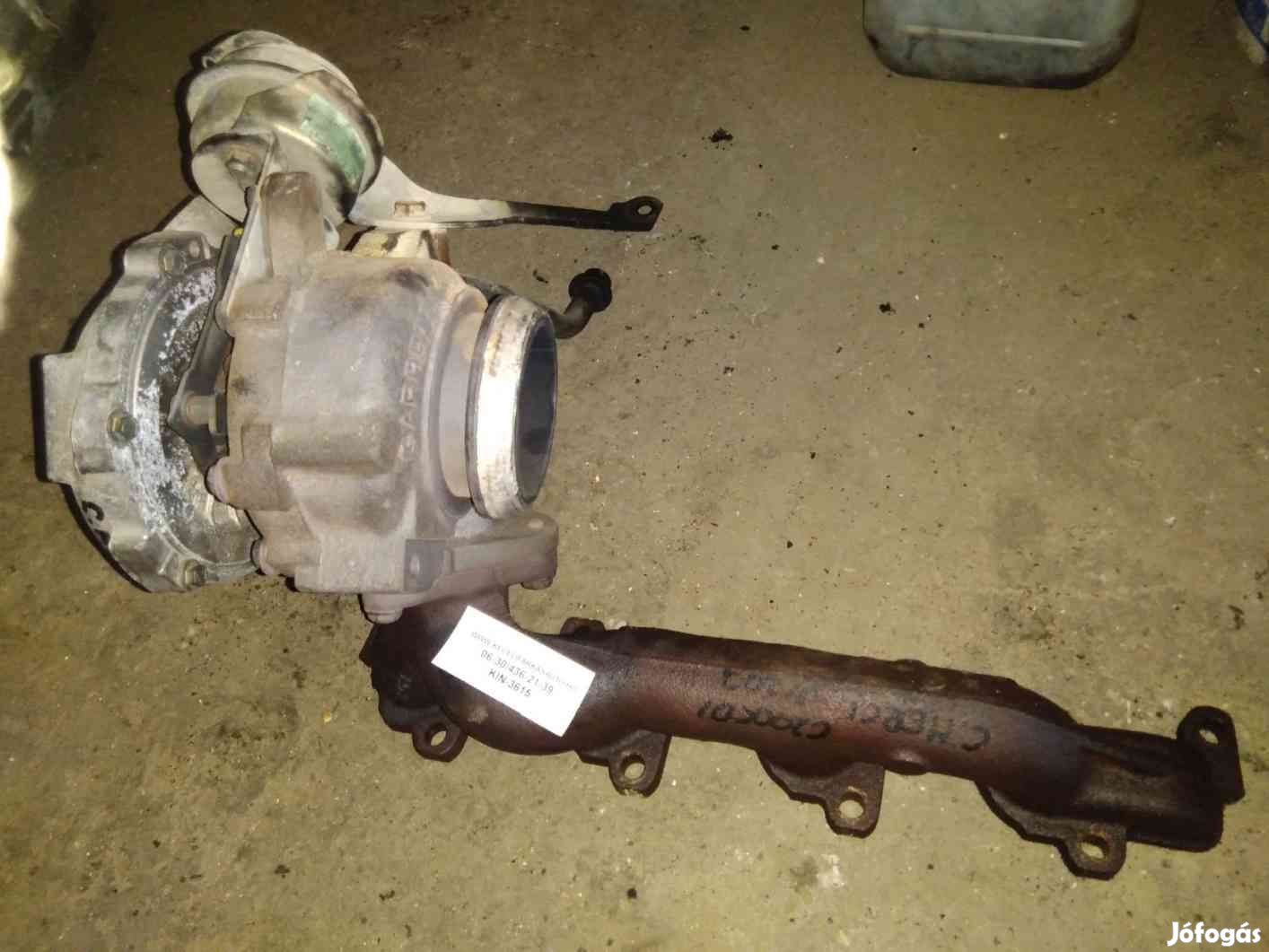 Mercedes C W203 Kipufogó Torok Turbó Feltöltő
