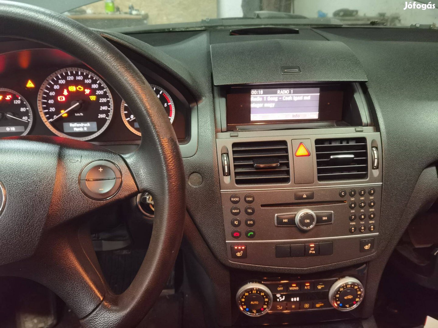 Mercedes C w204 APS50 Navigáció komplett szett Gyári DVD w204 Bontás!