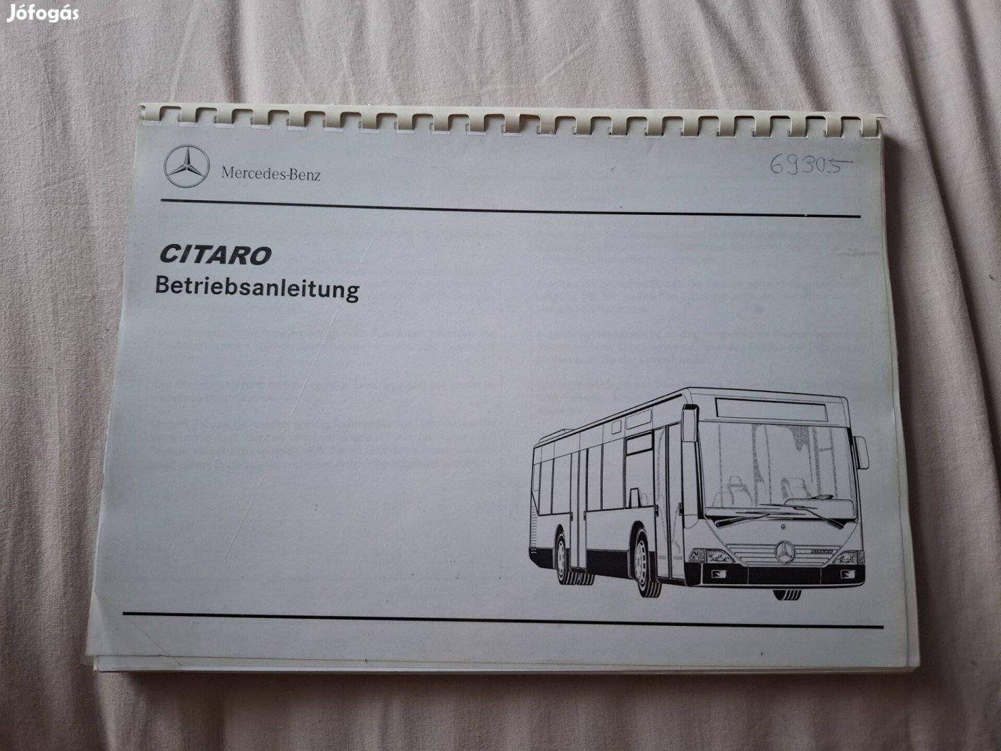 Mercedes Citaro O530 busz kezelési utasítás / leírás