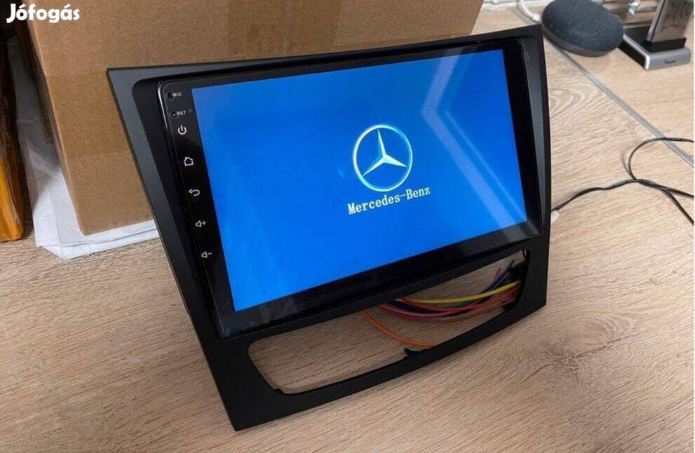 Mercedes E220 E211 E200 Android Rádió Multimédia 9" Kijelző Navigáció