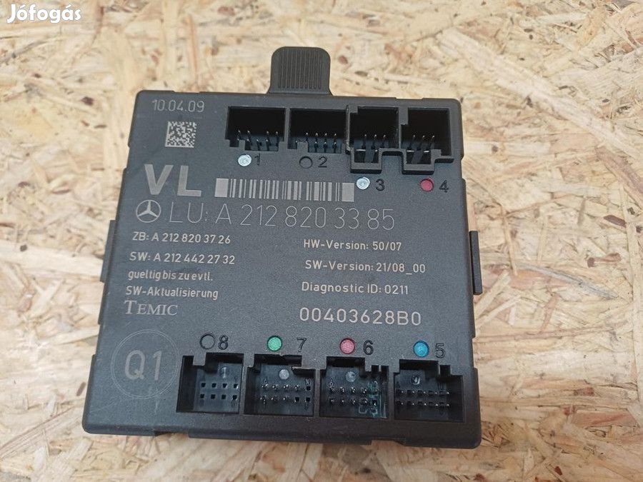 Mercedes E Class W212 2009-2016 Bal Első Ajtó Vezérlő