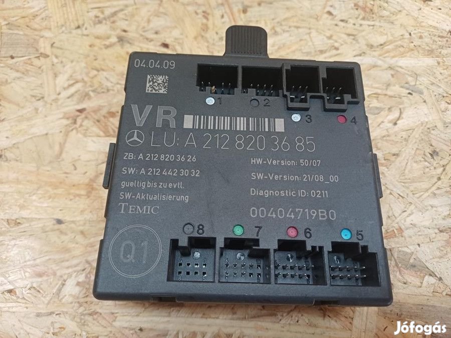 Mercedes E Class W212 2009-2016 Jobb Első Ajtó Vezérlő