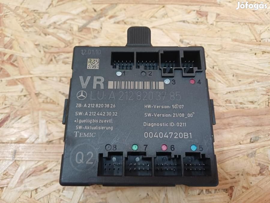 Mercedes E Class W212 (2009-2016) Jobb Hátsó Ajtó Vezérlő Elektronika