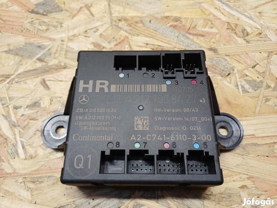 Mercedes E Class W212 (2009-2016) Jobb Hátsó Ajtóvezérlő Elektronika