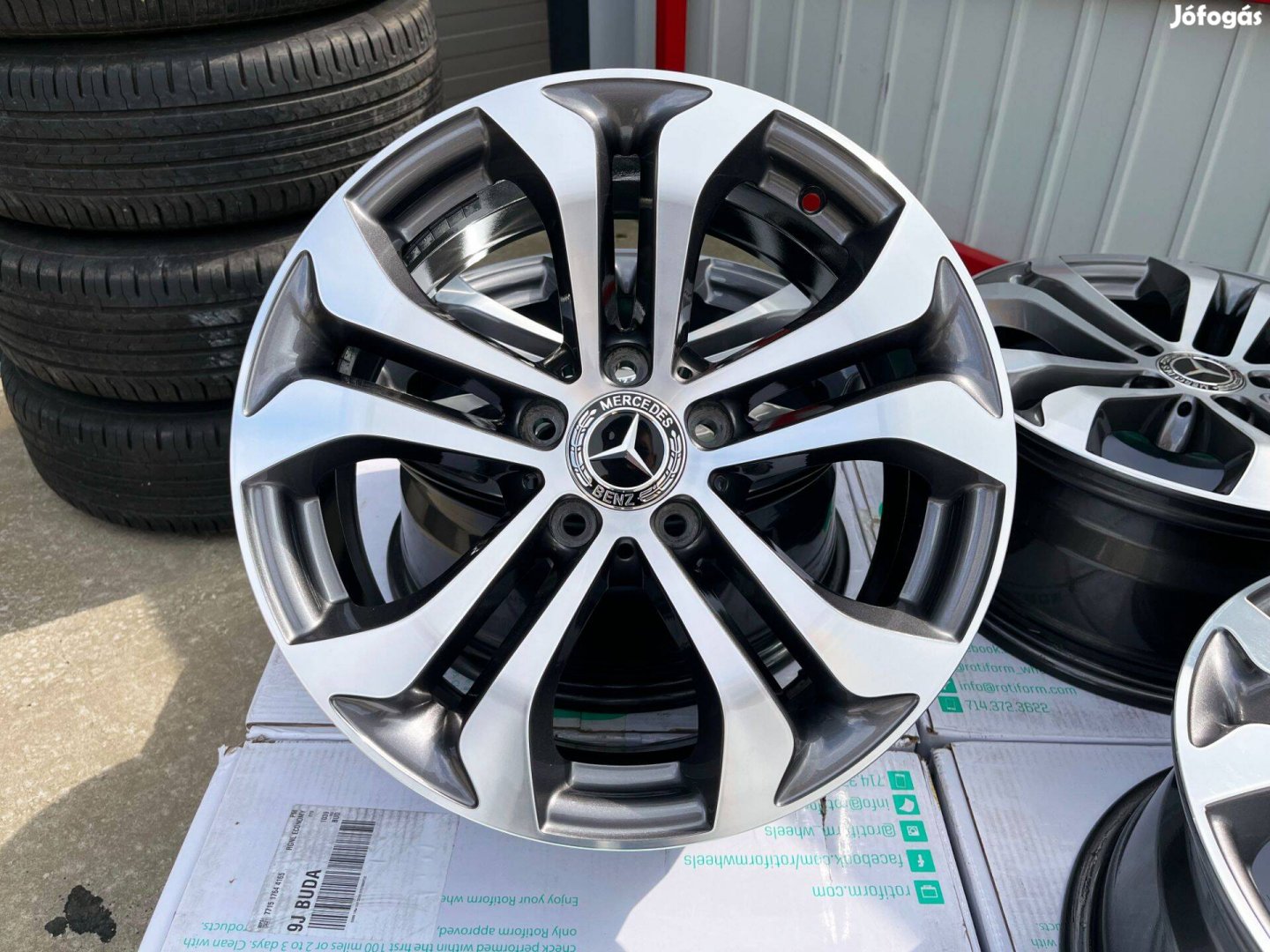 Mercedes GLC 17" 5x112 gyári bicolor alufelni 17 coll W211 W212 W213