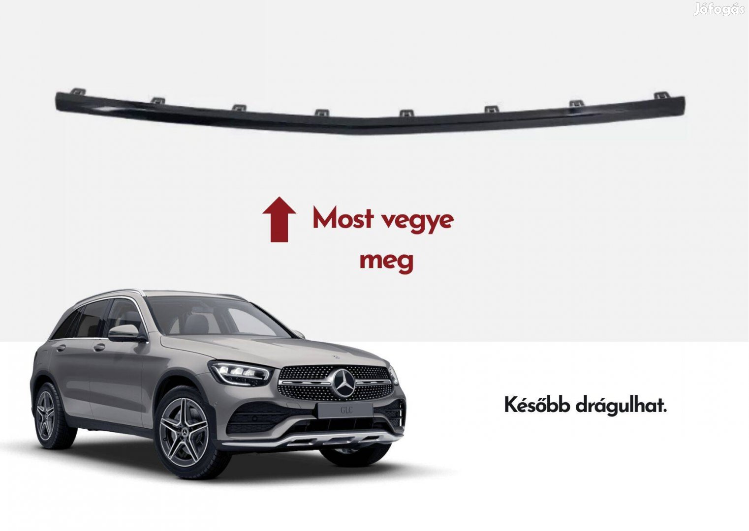 Mercedes GLC CLA W253 2016-2019 első lökhárító díszléc Új 2538852600