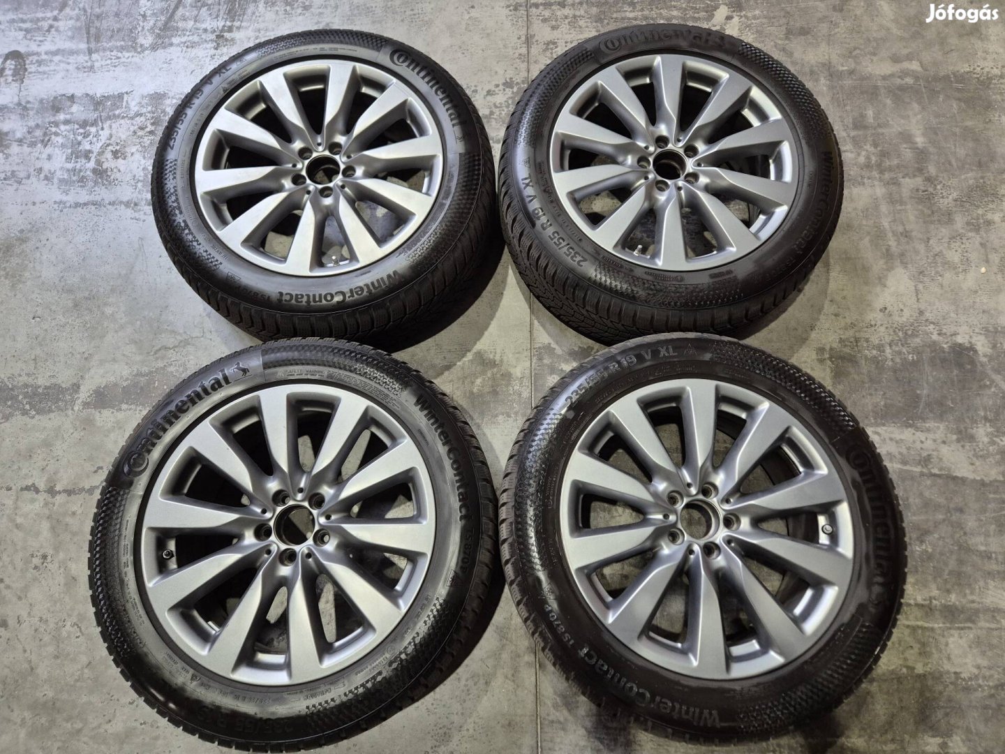 Mercedes GLC W253 X253 5x112 8x19 gyári alufelni újszerű téli gumival