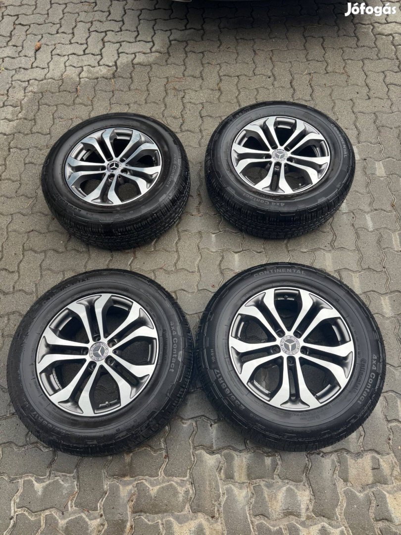 Mercedes GLC gyári alufelni 17" 235/65r17 nyári gumikkal felni