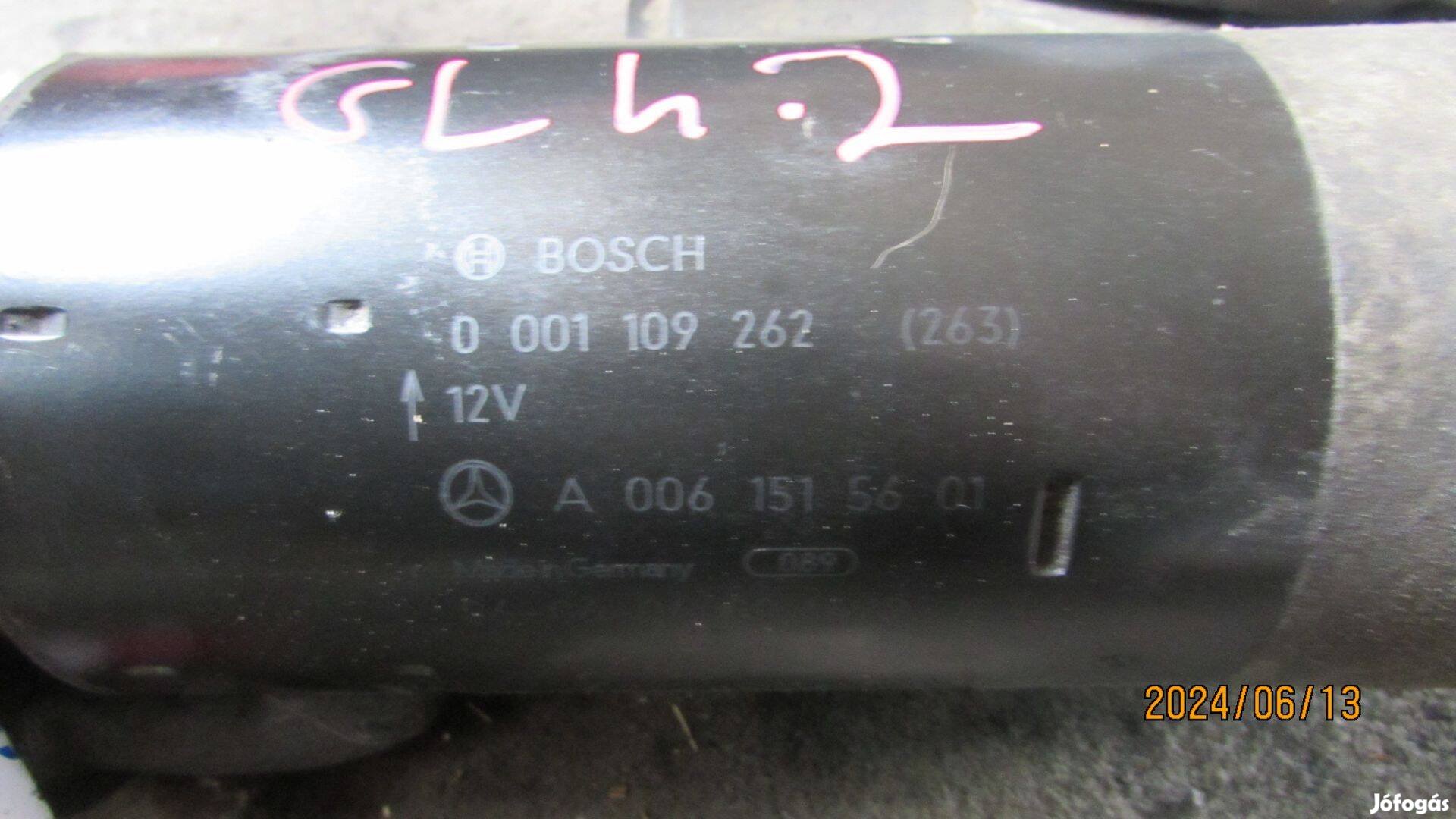 Mercedes GL 2005-2011 4.2D önindító a0061515601
