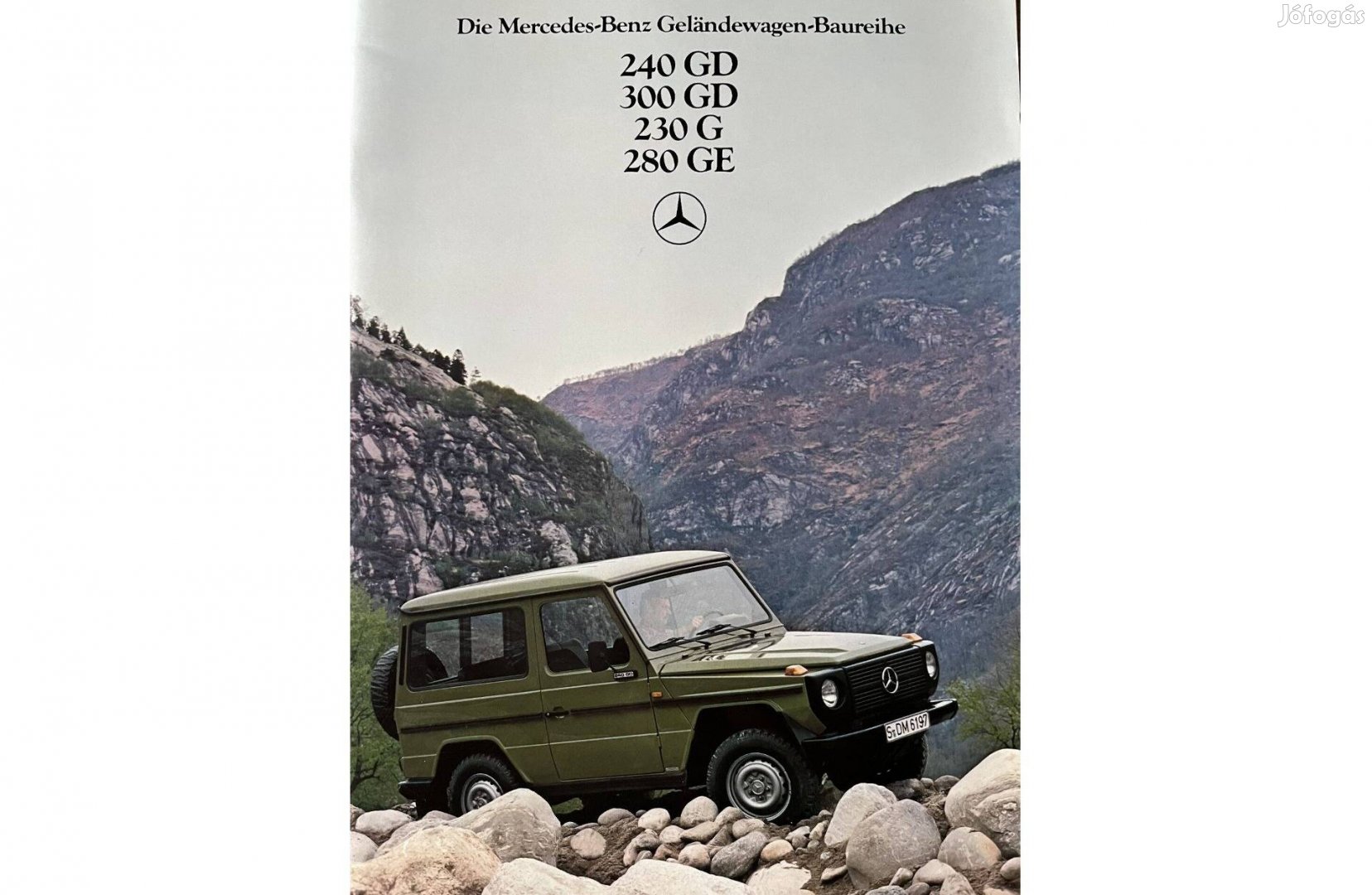 Mercedes G prospektus katalógus 1981-es eladó