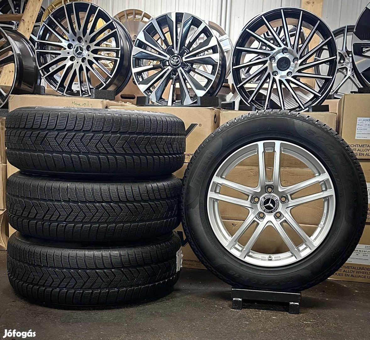 Mercedes Glc 18 zoll TOP alufelnik téli gumikkal