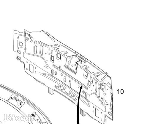 Mercedes Hátfal w257 CLS 2576400500/ eladó
