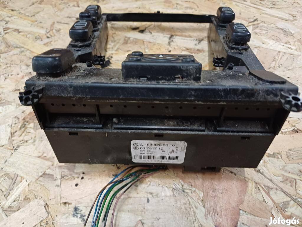 Mercedes ML W163 1998-2005 Elektromos Ablak Kapcsoló A1638205010