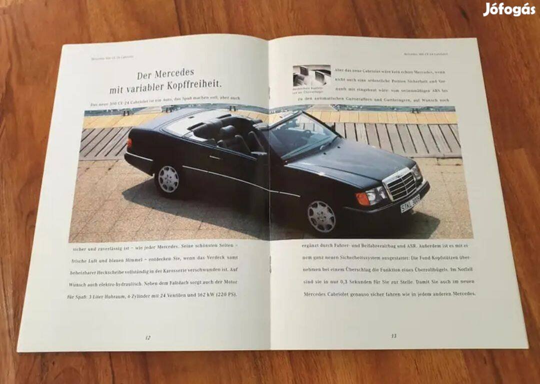 Mercedes Program Prospektus 1991 W201 W124 S124 C124 A124 W140 R129 G