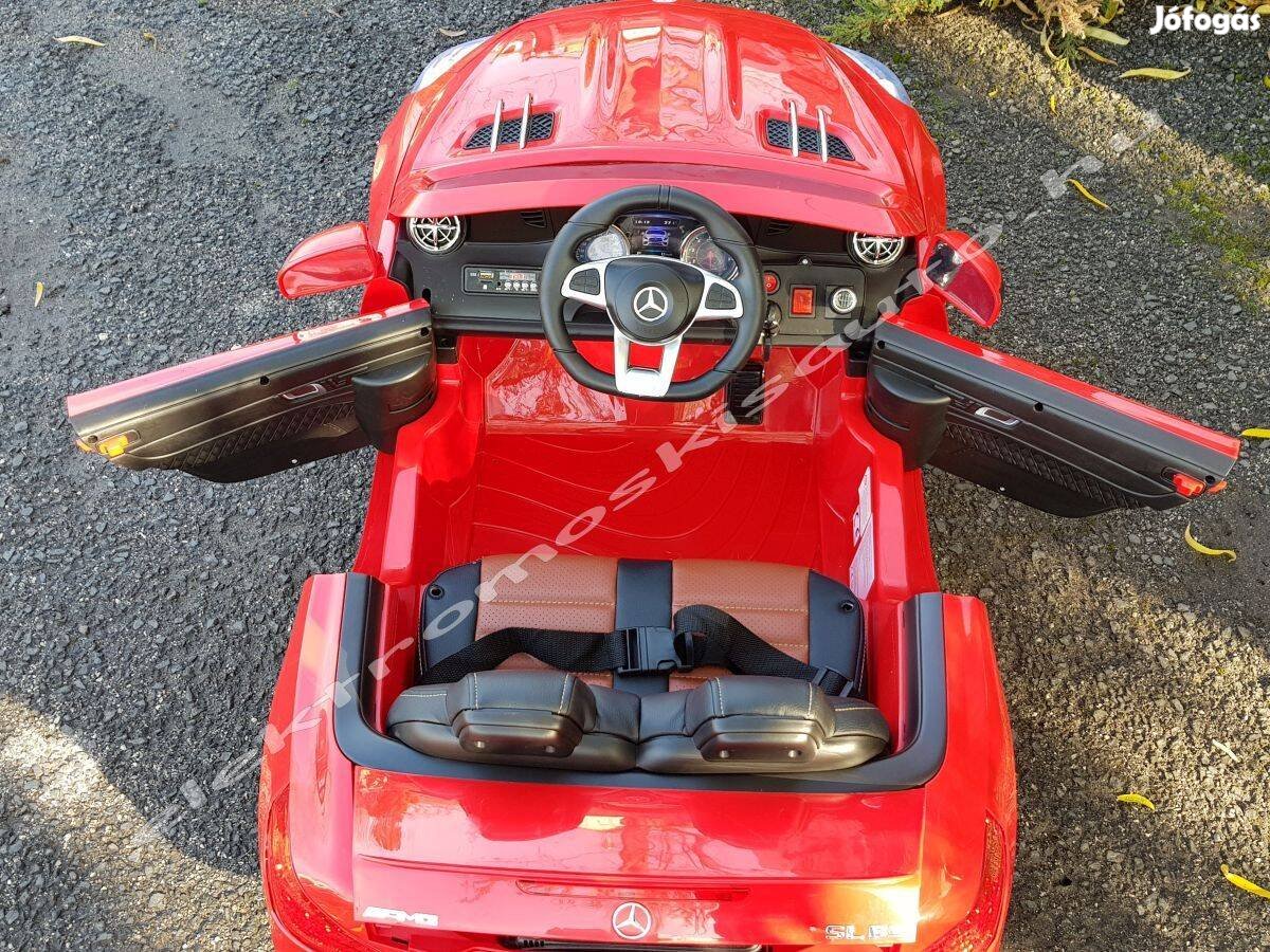 Mercedes SL65 12V piros 1 személyes eredeti elektromos kisautó