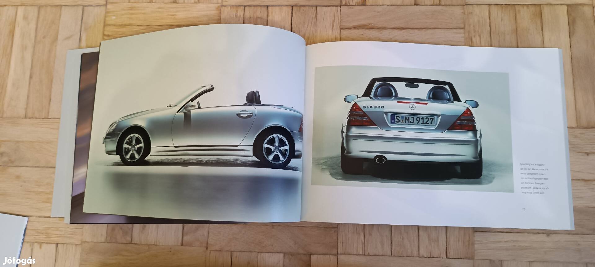 Mercedes SLK könyv prospektus R170 R171 