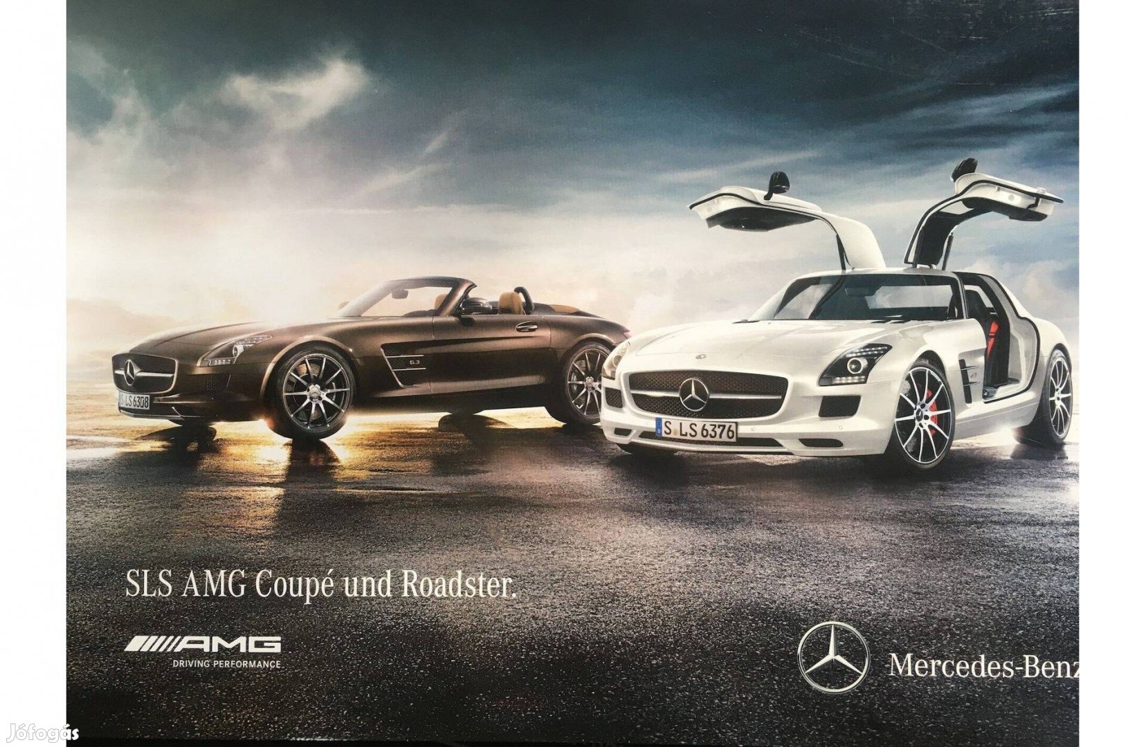 Mercedes SLS AMG coupé és roadster prospektus