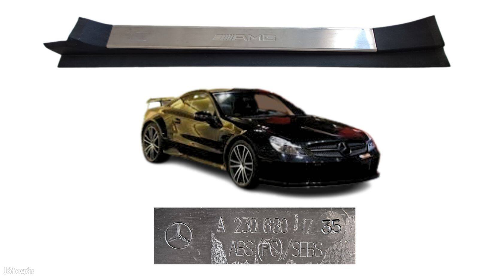 Mercedes SL 550 AMG R230 bal oldali ajtóküszöb cikkszám A2306801735