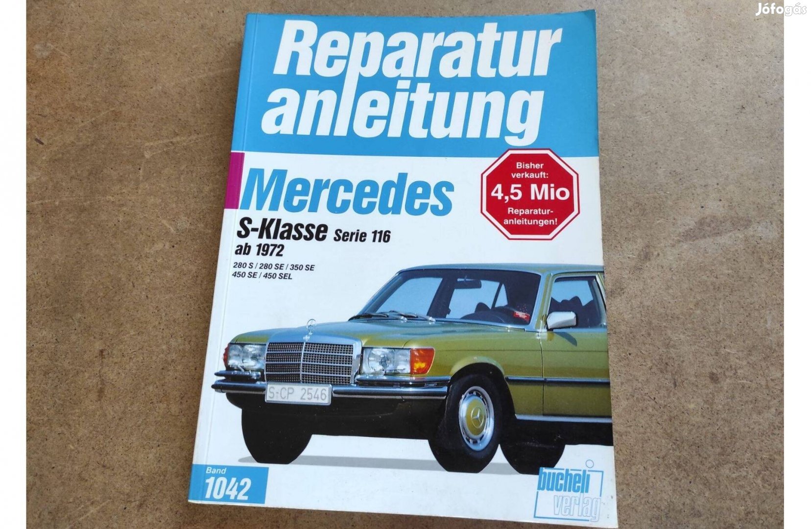 Mercedes S 116 javítási karbantartási könyv