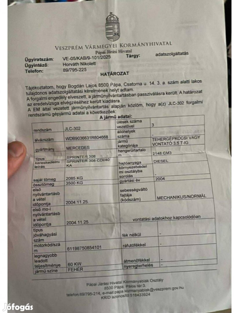 Mercedes Sprinter 308CDI Maxi Long