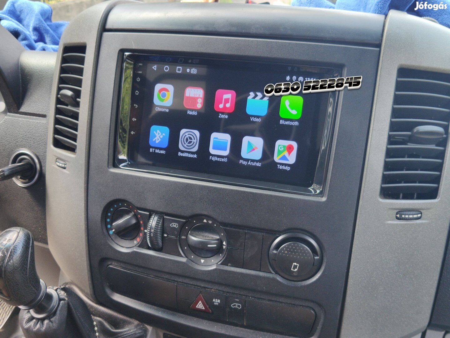 Mercedes Sprinter W906 Android 2Din Rádió Navigáció Multimédia Carplay