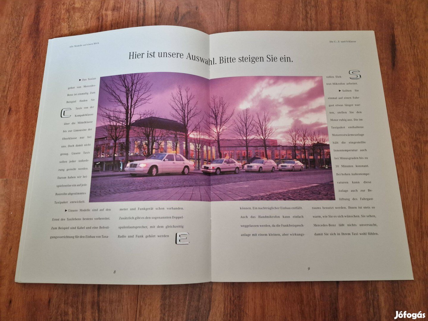 Mercedes Taxi Prospektus 1994 W202 W124 S124 W140