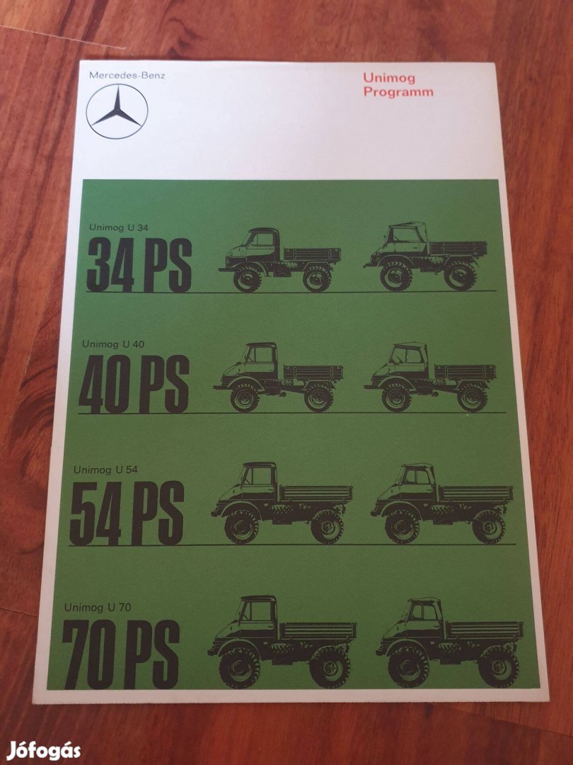 Mercedes Unimog Program Prospektus 1966