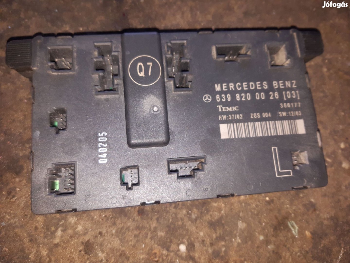 Mercedes Vito 639 Bal Ajtó Vezérlő