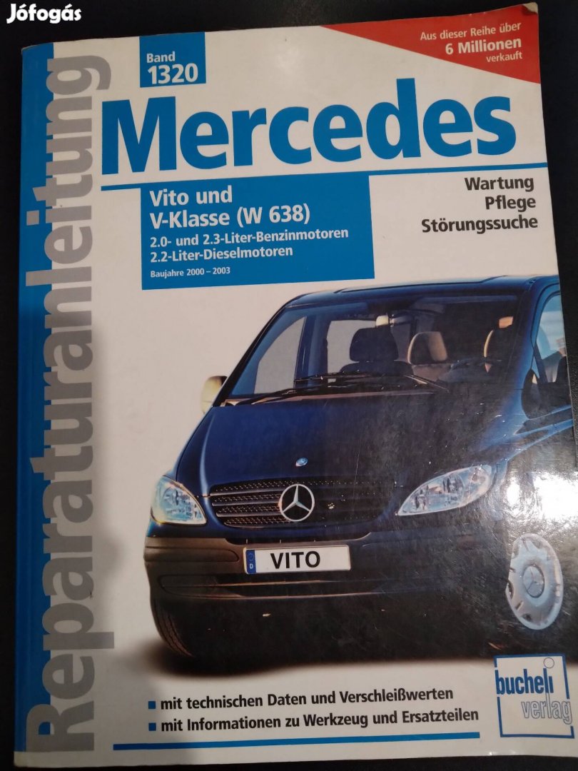 Mercedes Vito w638 műszaki könyv