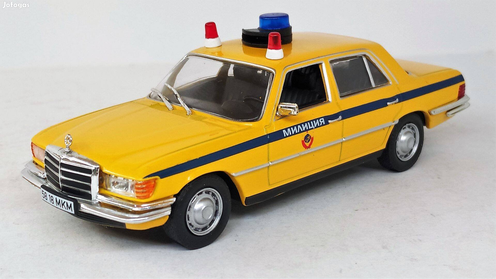 Mercedes W116 450 SEL Szovjet rendőrség modellautó 1:43 bontatlan elad
